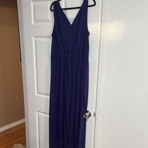 Elegant Navy Blue Women's Dress